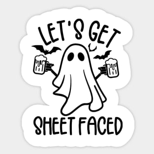 Let's get Sheet Faced Sticker